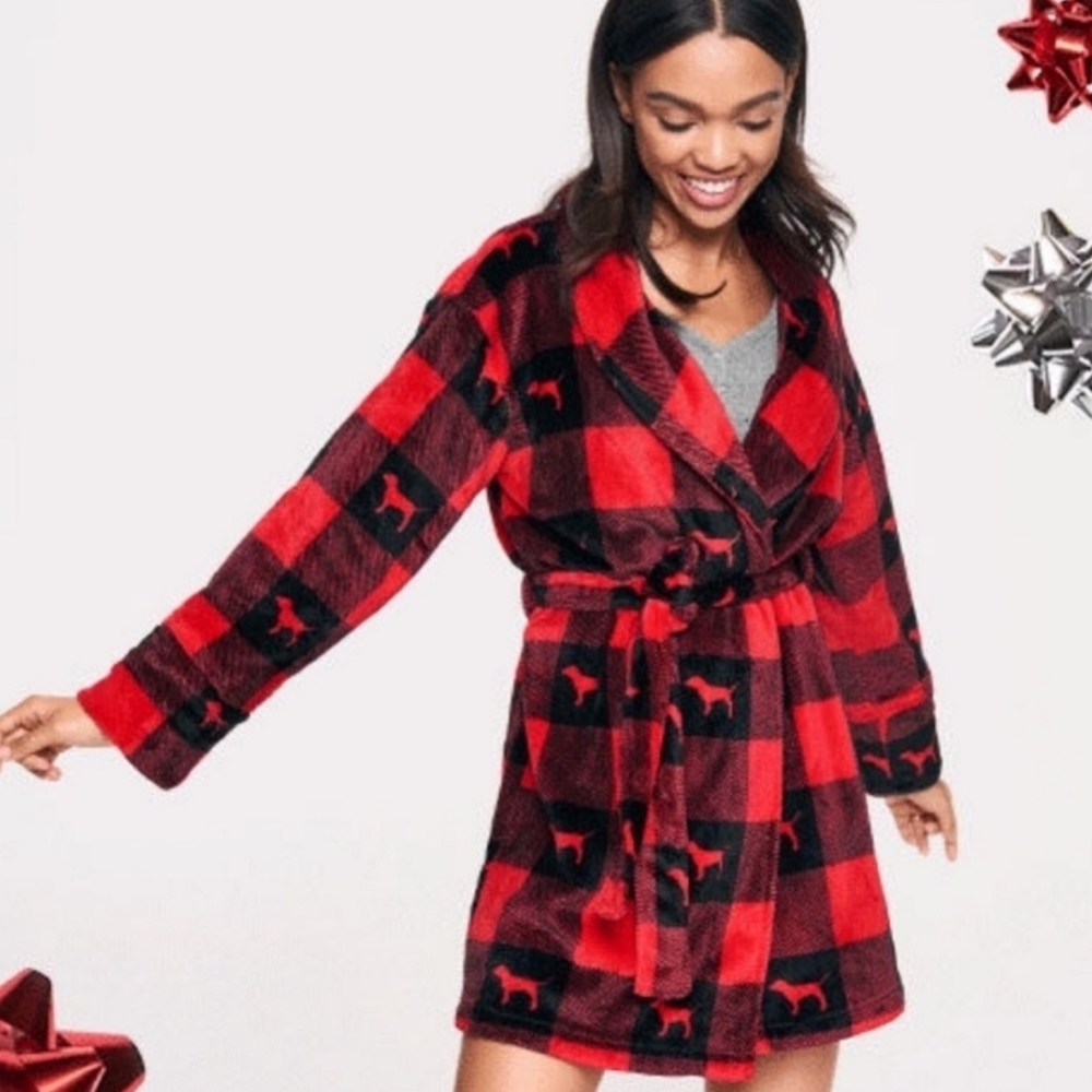 Victoria Secret's Pink - Plaid Robe